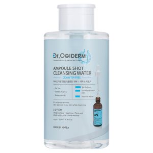 Nước tẩy trang Dr.Ogiderm Ampoule Shot Cleansing Water Cica & Teatree (500 ml)